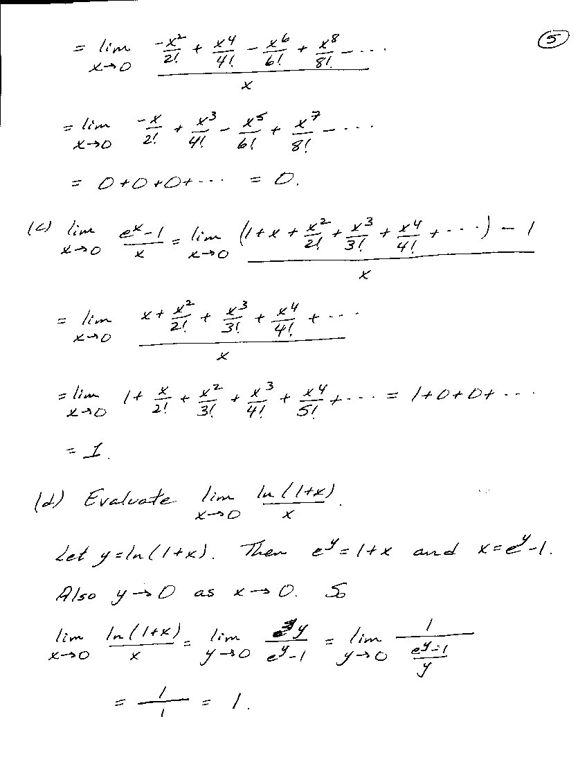 MATH 221 Lectures 4 and 5: Calculus and Analytic Geometry